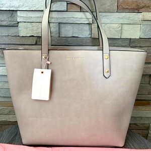 New Poppy & Peonies Go-Getter Tote Fog NWT
